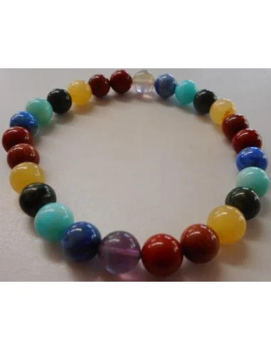 Bracelet 7 chakras8mm