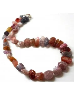 Collier spinelle rouge 2