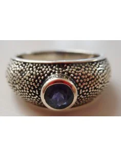 Iolite bague argent 2