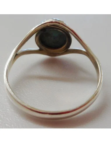 Turquoise bague argent
