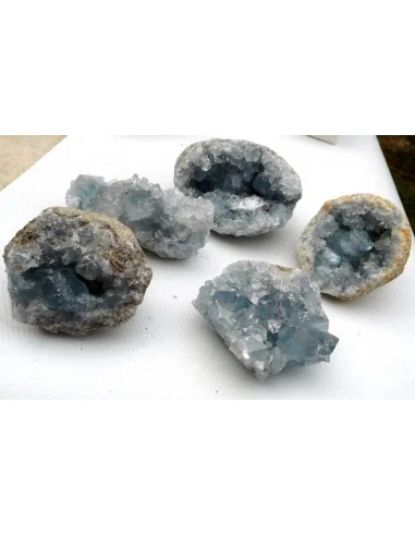 Pierre des Anges, Celestite en geode