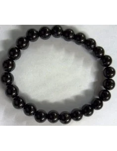 Bracelet tourmaline noire boules 8mm 2