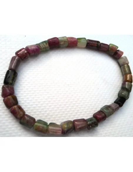 Bracelet hommeTourmaline melon d'eau