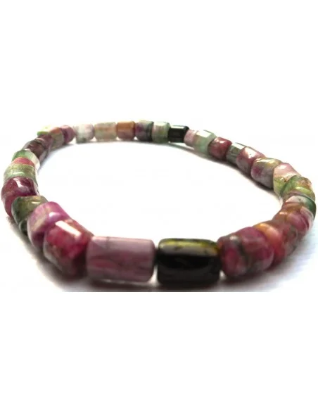 Bracelet hommeTourmaline melon d'eau