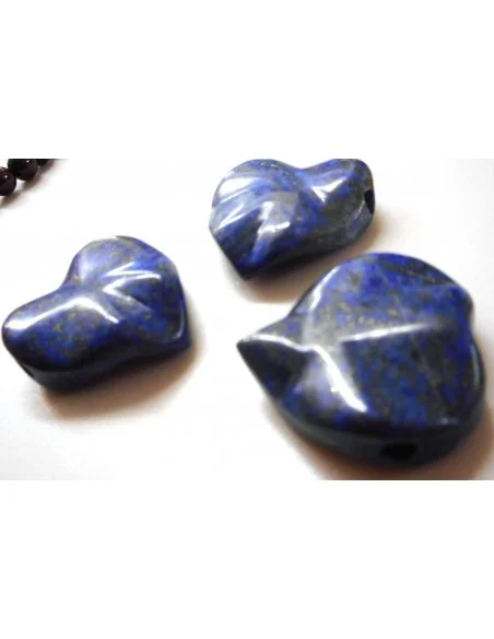 Coeur trefle lapis lazuli