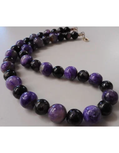Charoïte collier 