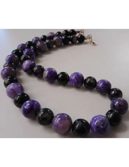 Charoïte collier 