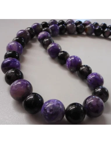 Charoïte collier 