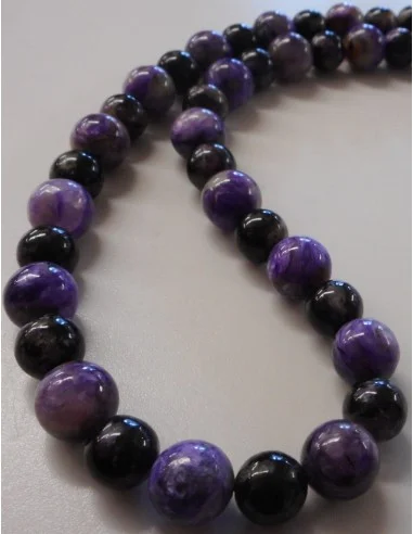 Charoïte collier 