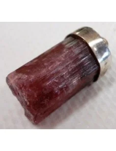 Tourmaline rose pendentif argent 2