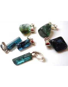 Indigolite pendentif