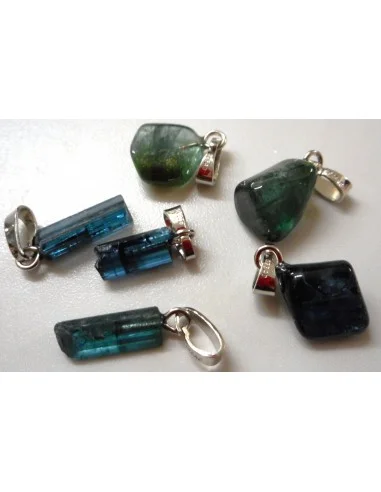 Indigolite pendentif