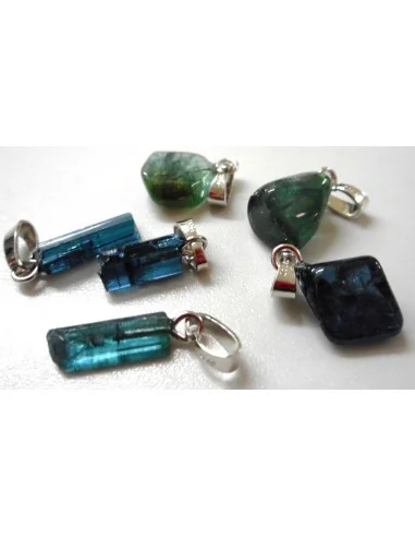 Indigolite pendentif