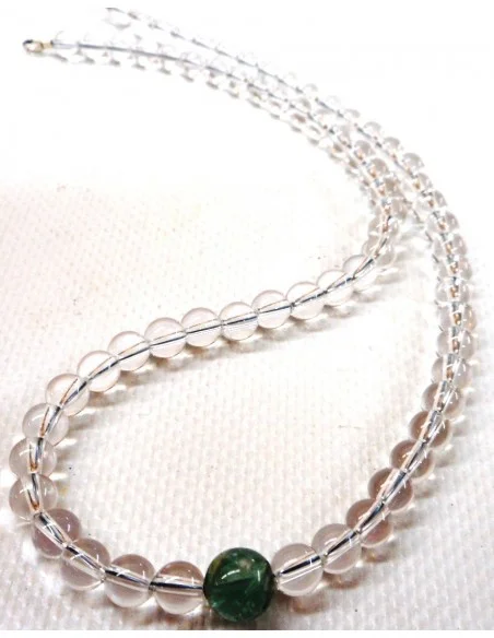 Tourmaline bleue 1mm collier Tourmaline bleue 1mm collier