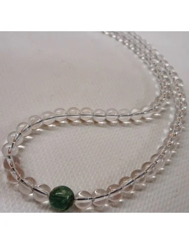 Tourmaline bleue 1mm collier