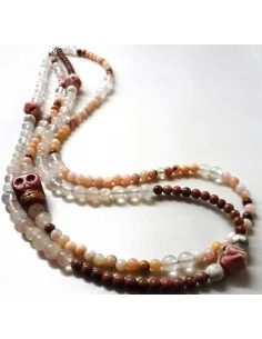 Collier Opale rose