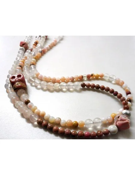 Collier Opale rose Collier Opale rose