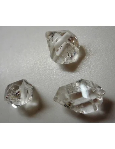 Diamant d'Herkimer d'Etats Unis pendentif 19mm