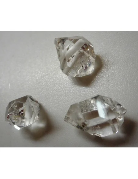 Diamant d'Herkimer d'Etats Unis pendentif 19mm