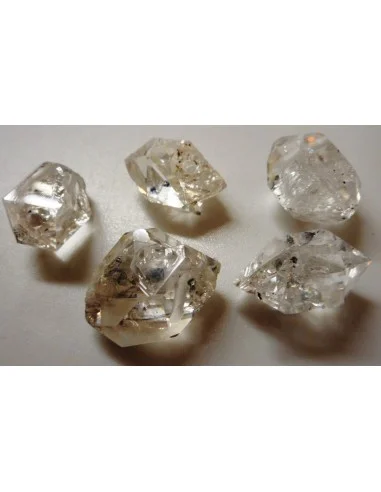 Diamant d'Herkimer compagnon pendentif 26 a 28mm