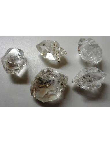 Diamant d'Herkimer compagnon pendentif 26 a 28mm