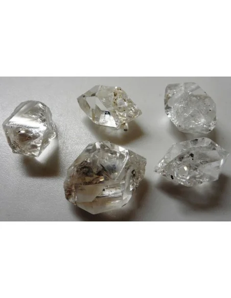 Diamant d'Herkimer compagnon pendentif 26 a 28mm