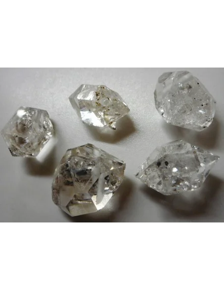Diamant d'Herkimer compagnon pendentif 26 a 28mm