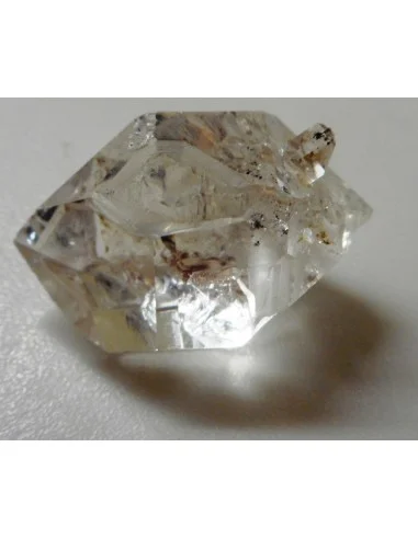 Diamant d'Herkimer compagnon pendentif 26 a 28mm