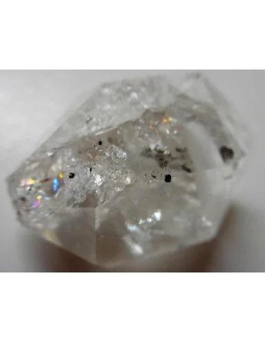 Diamant d'Herkimer compagnon pendentif 26 a 28mm