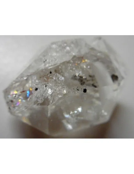 Diamant d'Herkimer compagnon pendentif 26 a 28mm