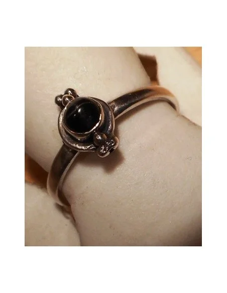 Saphir étoilé bague 