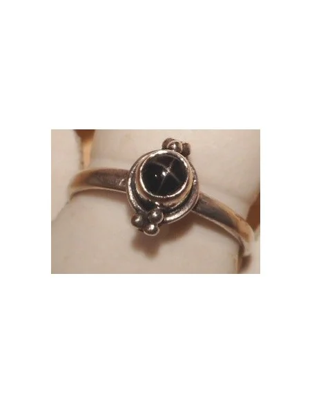 Saphir étoilé bague 