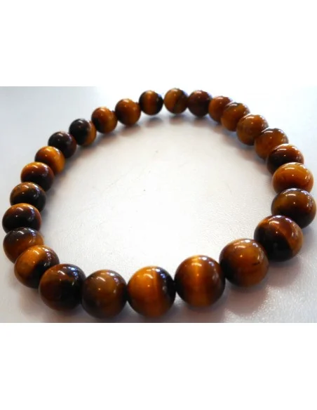 Bracelet homme oeil de tigre 8mm