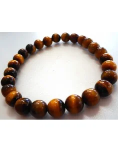Bracelet homme oeil de tigre 8mm 2