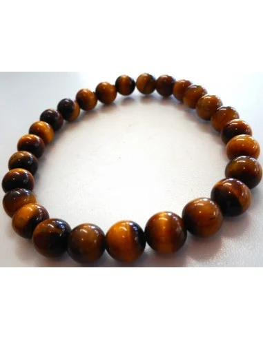 Bracelet homme oeil de tigre 8mm