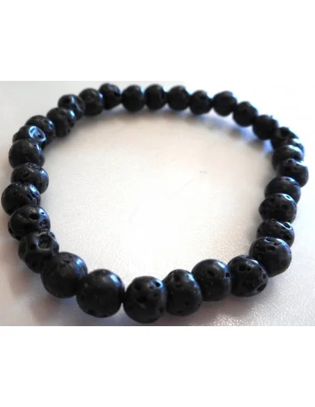 Pierre volcanique bracelet 