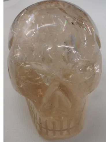 Crane en quartz fumé citriné