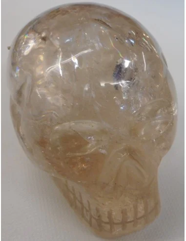 Crane en quartz fumé citriné