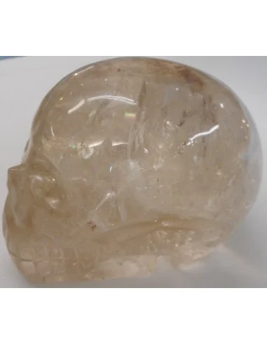 Crane en quartz fumé citriné