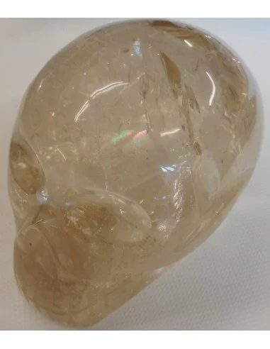 Crane en quartz fumé citriné