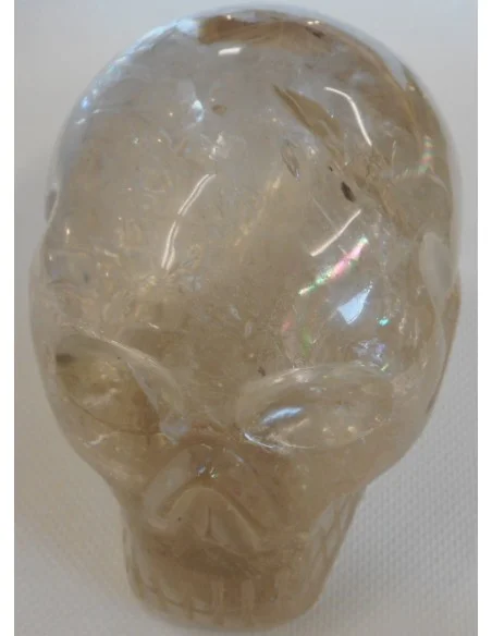 Crane en quartz fumé citriné Crane en quartz fumé citriné