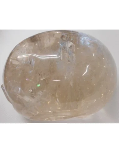 Crane en quartz fumé citriné