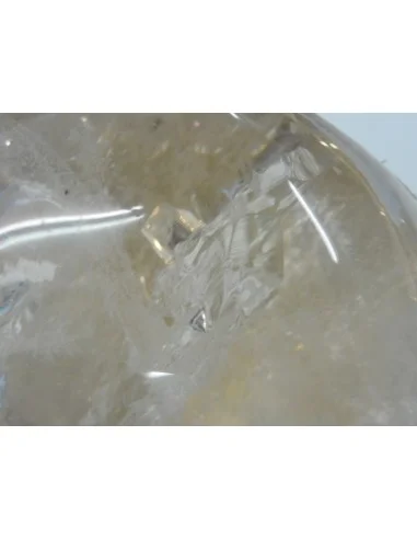 Crane en quartz fumé citriné