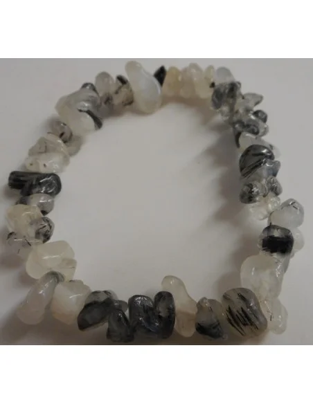 Quartz tourmaliné bracelet baroque