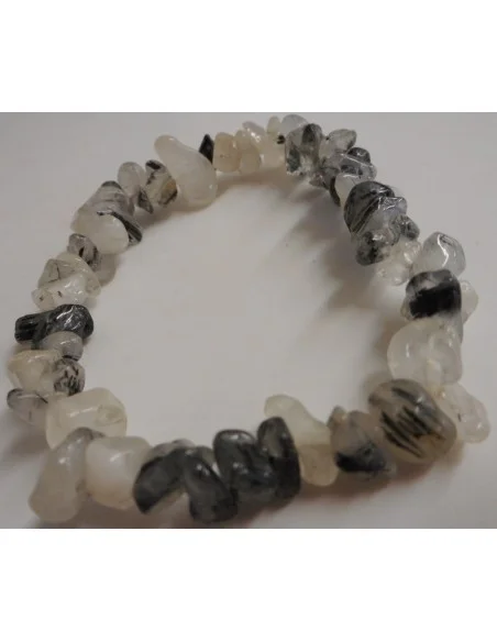 Quartz tourmaliné bracelet baroque