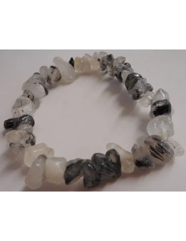 Quartz tourmaliné bracelet baroque