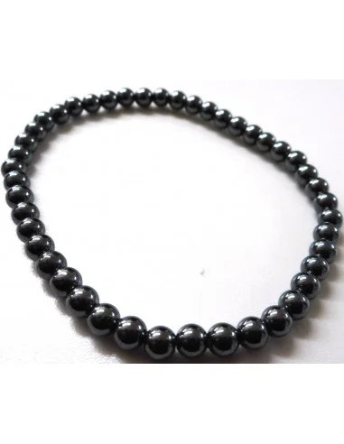 Bracelet hématite 4mm