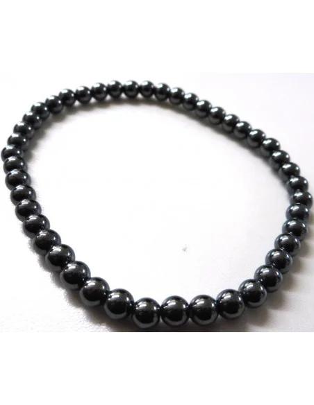 Bracelet hématite 4mm