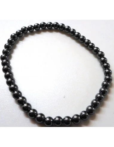 Bracelet hématite 4mm