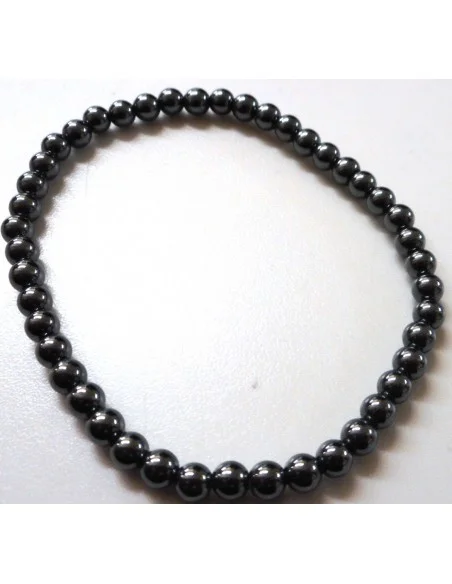 Bracelet hématite 4mm